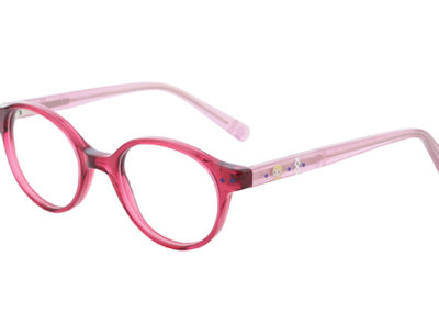 lunettes fille disney princess rose rouge